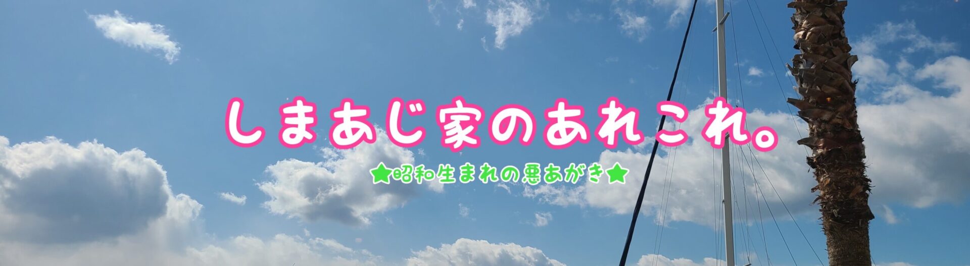 しまあじ家のあれこれ。